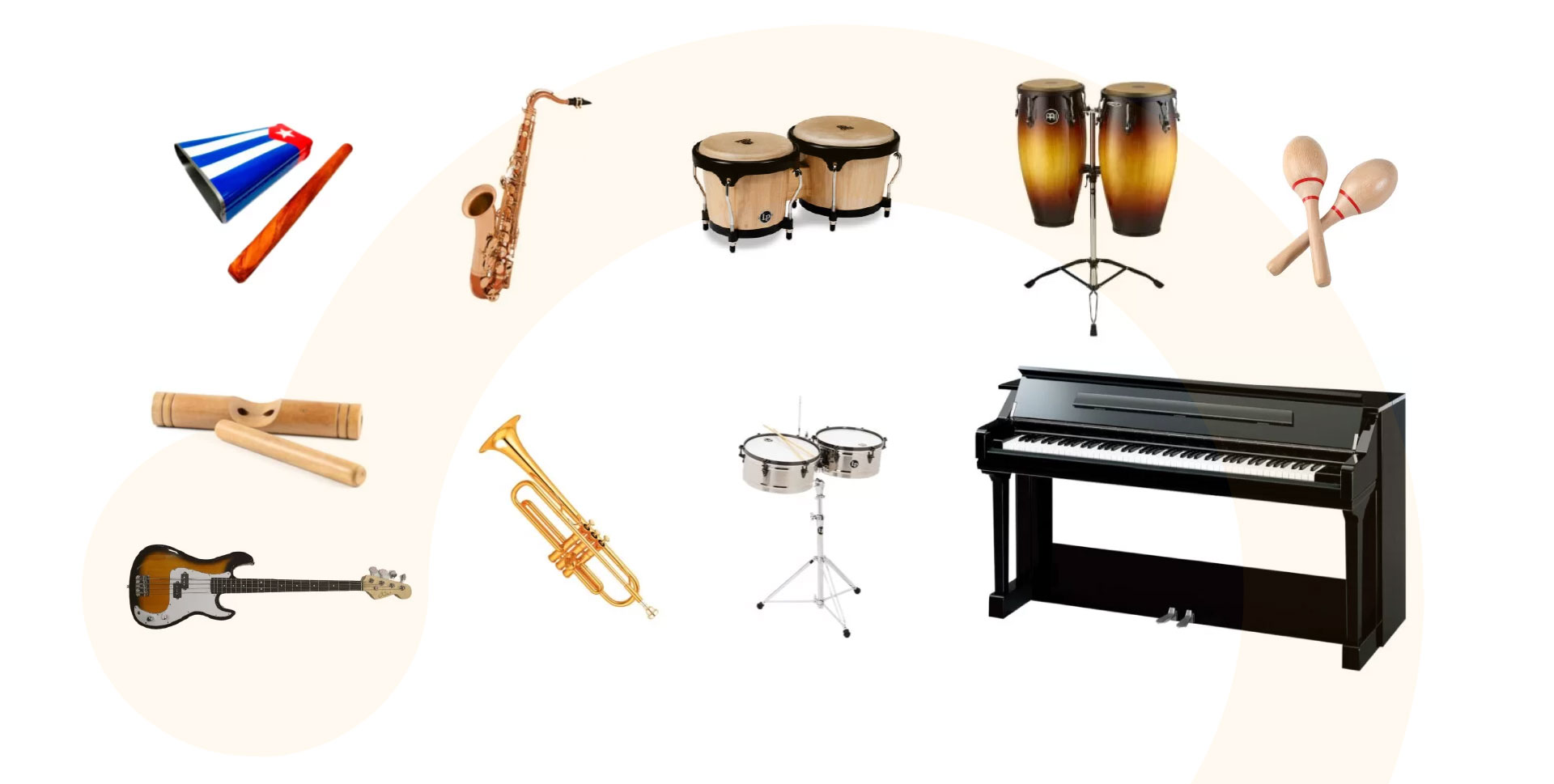 Instrumentos para tocar salsa (baileInstrumentos para tocar salsa (baile  