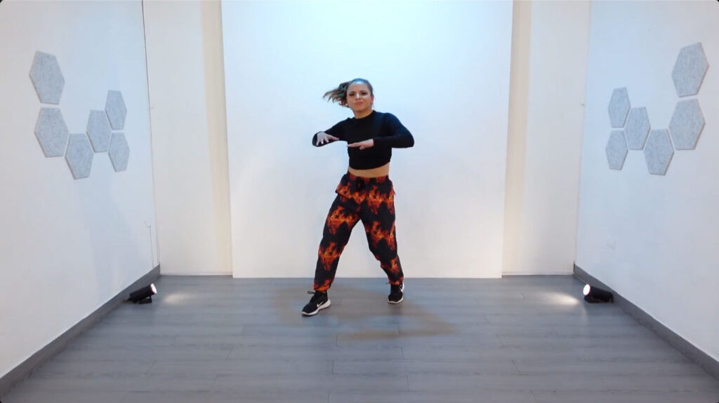 Clase de reggaetón con Hillary